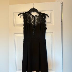 BCBGeneration Black Lace Mini Dress